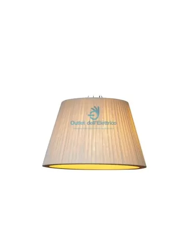 Marset Lampshade A605-104 pliset.+ wiring and glass for shade txl-205 panel